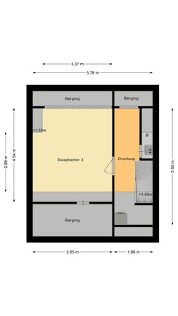 Floorplan - Kwikstaart 5, 2411 MX Bodegraven